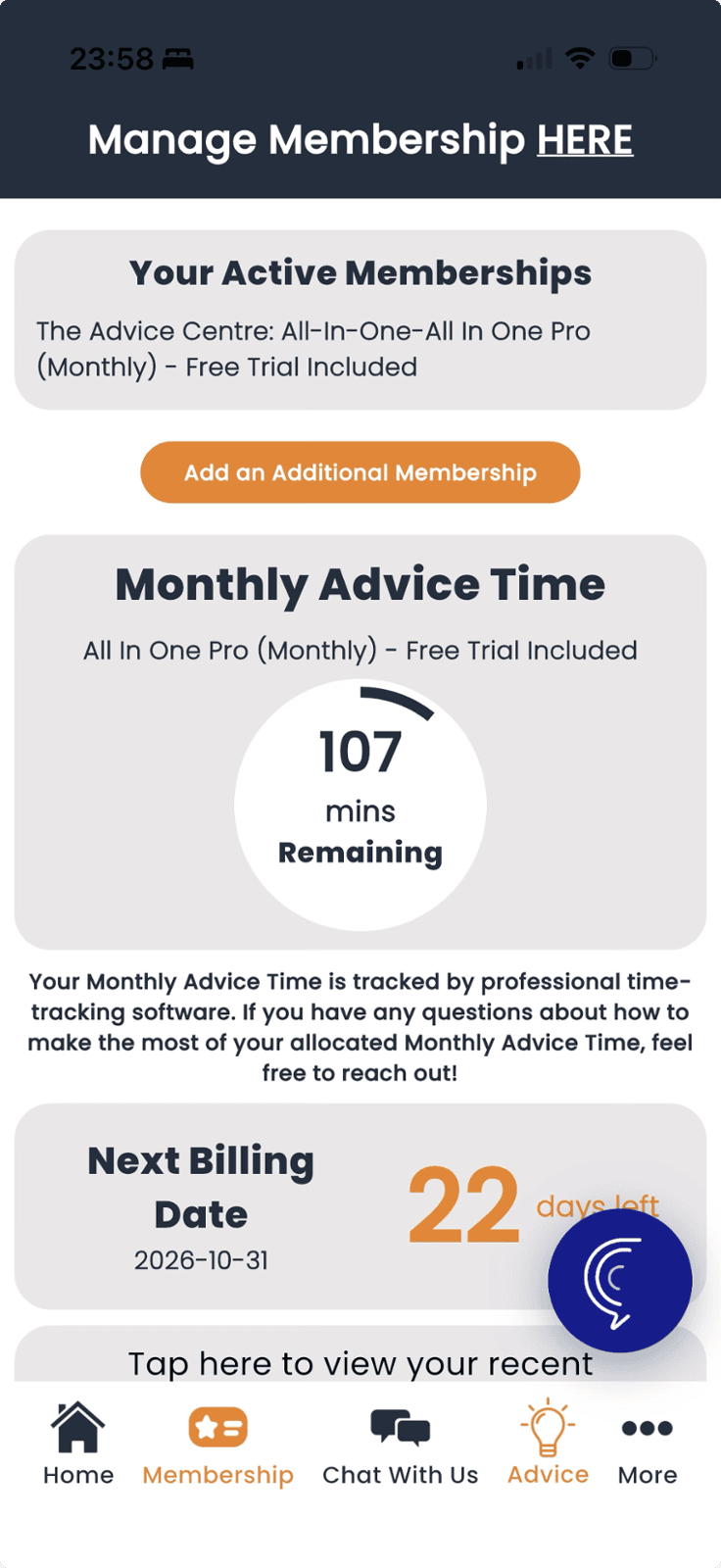 Understand Your Advice-Time
