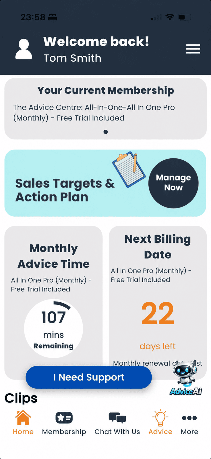 Access Your Advice Centre Membership